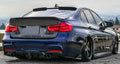Carbon Fiber Rear Diffuser with Smoked Brake Light - BMW 3 Series F30 (2012-2019)