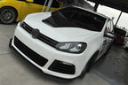 Carbon Fiber Front Lip - Volkswagen MK6 Golf R ( 2009 - 2012 )