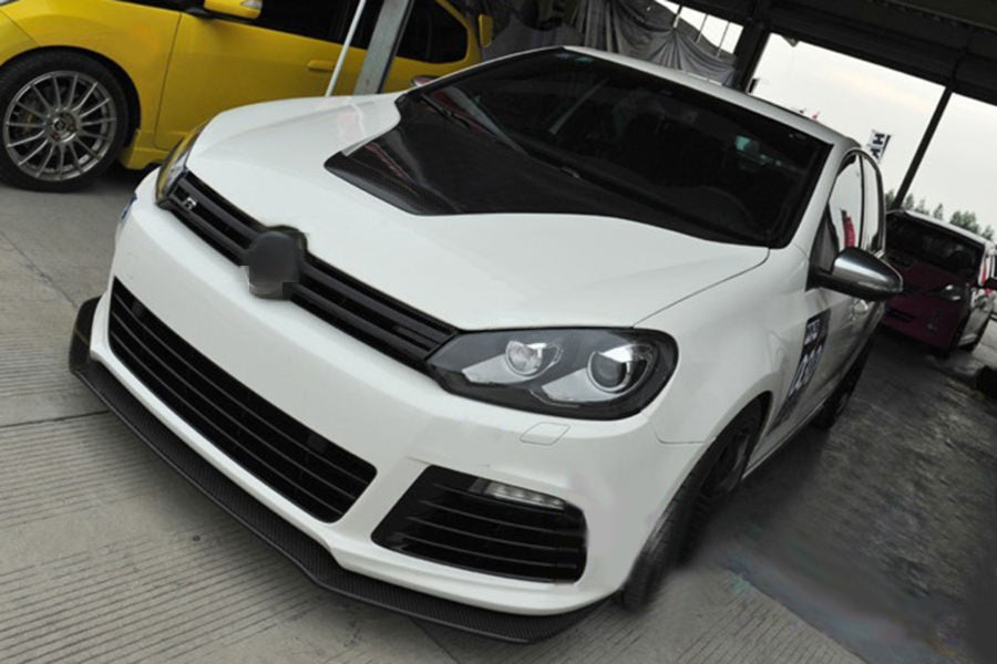 Carbon Fiber Front Lip - Volkswagen MK6 Golf R ( 2009 - 2012 )
