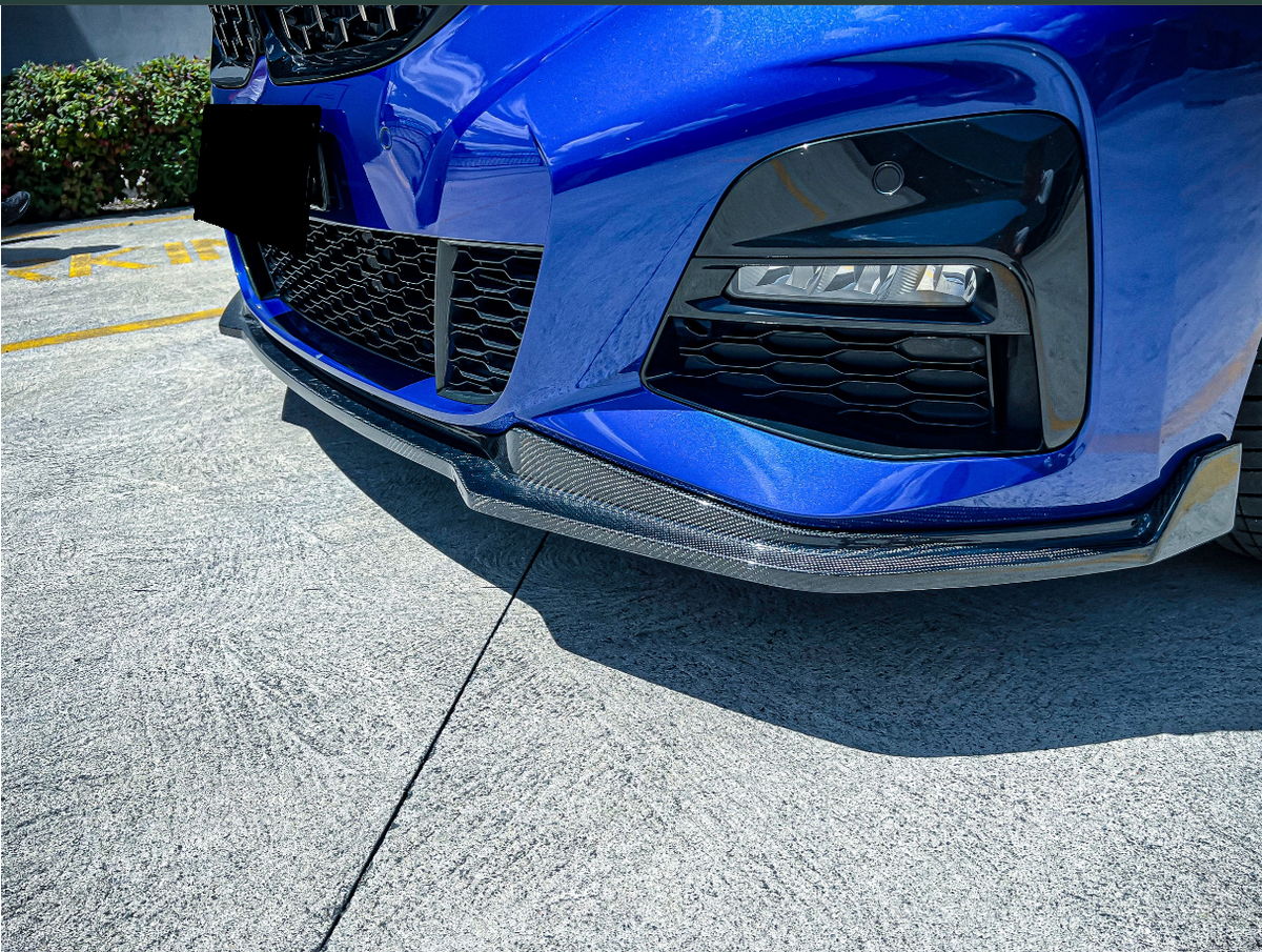 JC Style Carbon Fiber Front Lip - BMW 3 Series G20 (2018+)